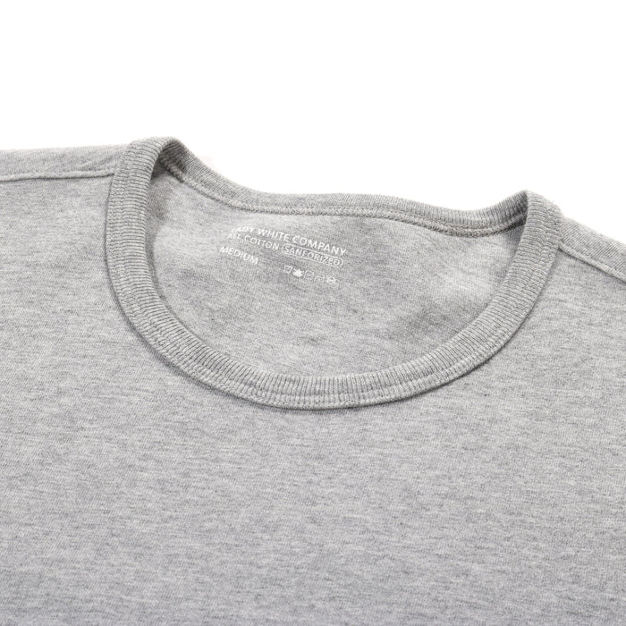 LADY WHITE CO. T-SHIRT HEATHER GREY