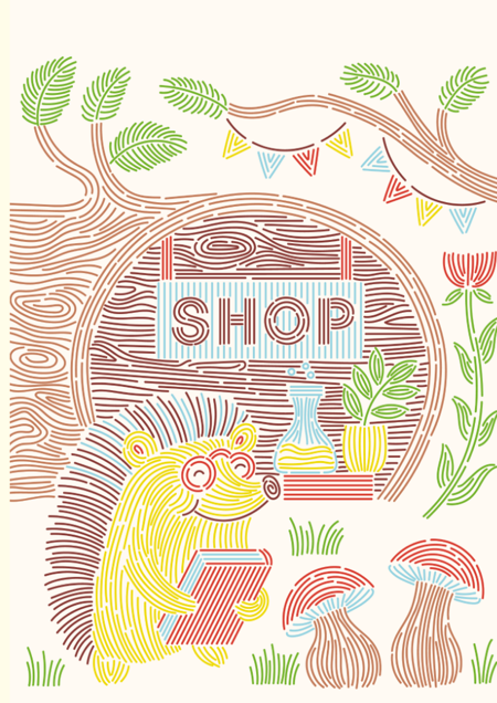 Lifelines: FlowArt - Trace by Line - Woodland Whimsy