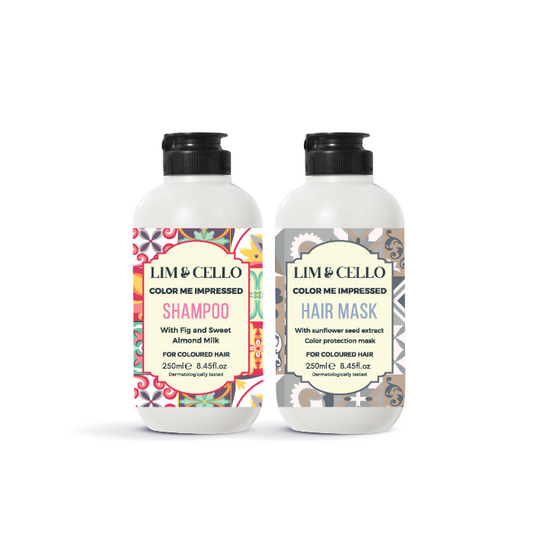 Lim & Cello Color Me Impressed Shampoo 250ml & Color Me Impressed Hair Mask 250ml