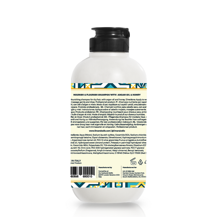 Lim & Cello Nourish & Flourish Shampoo 250 ml Pack of 2.
