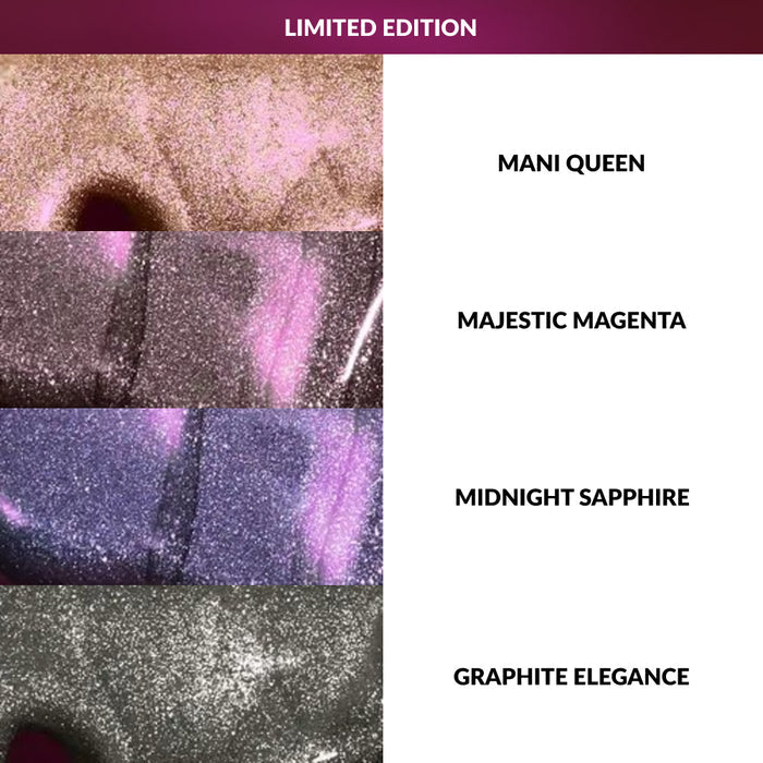 Limited Edition Ultra Colour 60 Second Express Metallic Nail Enamel Midnight Spark