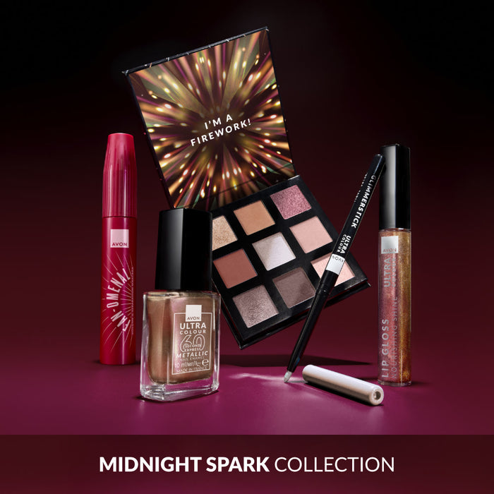 Limited Edition Ultra Colour 60 Second Express Metallic Nail Enamel Midnight Spark