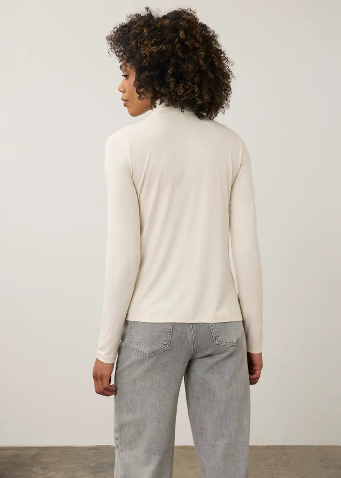 Long Sleeve Mock Neck Top