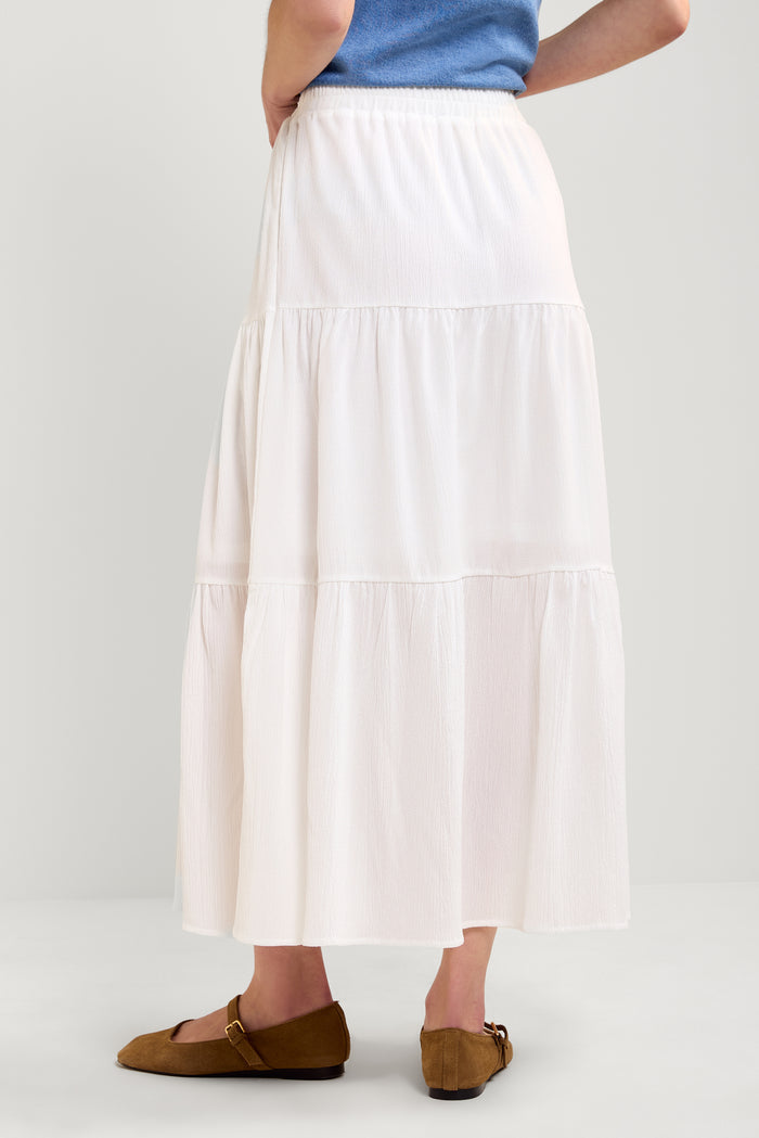 Long Tiered Skirt - 6054