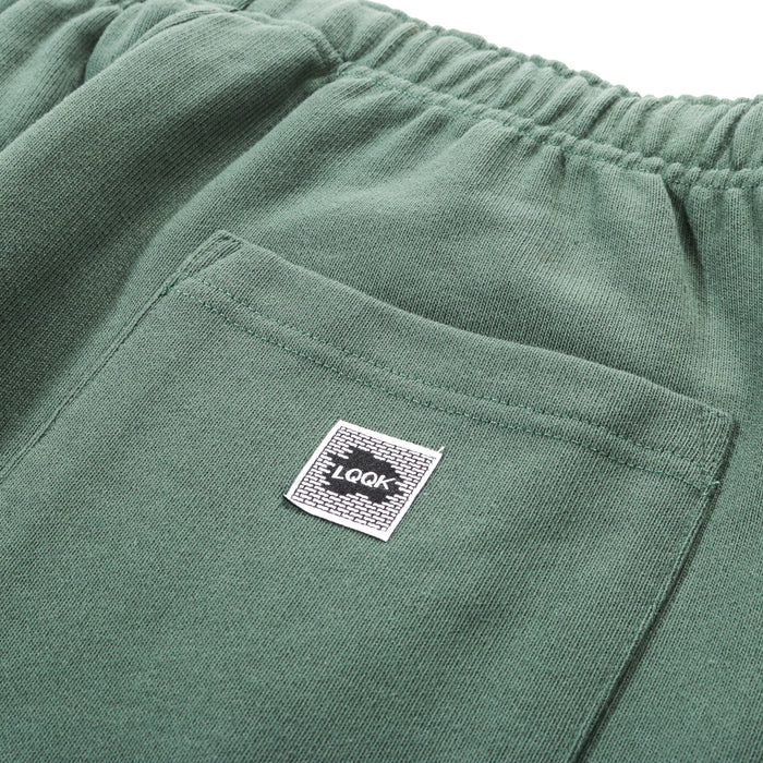 LQQK STUDIO BRICK LOGO SWEATPANTS GREEN