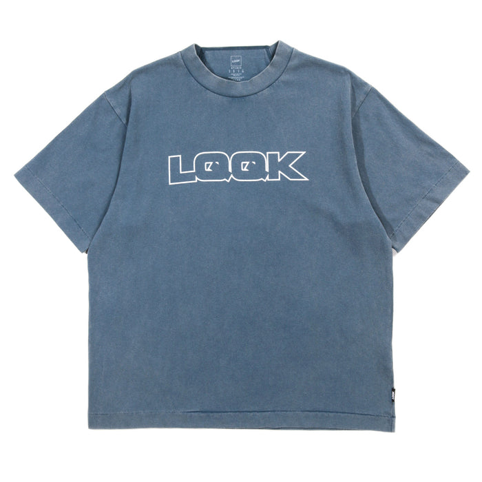 LQQK STUDIO DECONSTRUCTION TEE BLUE