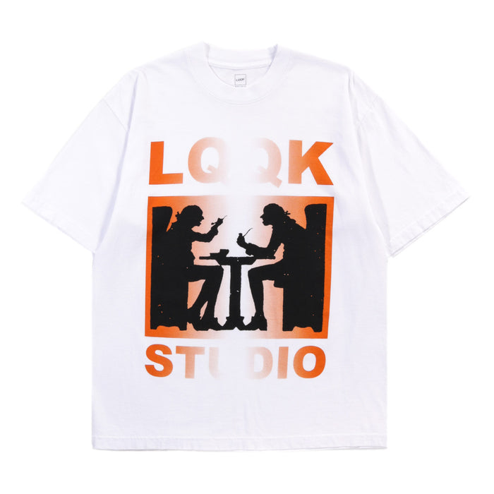LQQK STUDIO THE LADS TEE WHITE