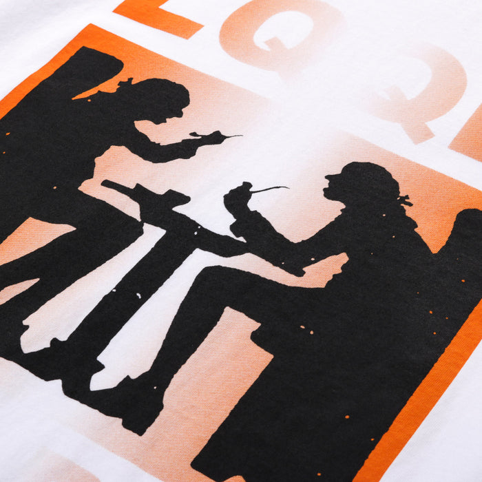 LQQK STUDIO THE LADS TEE WHITE