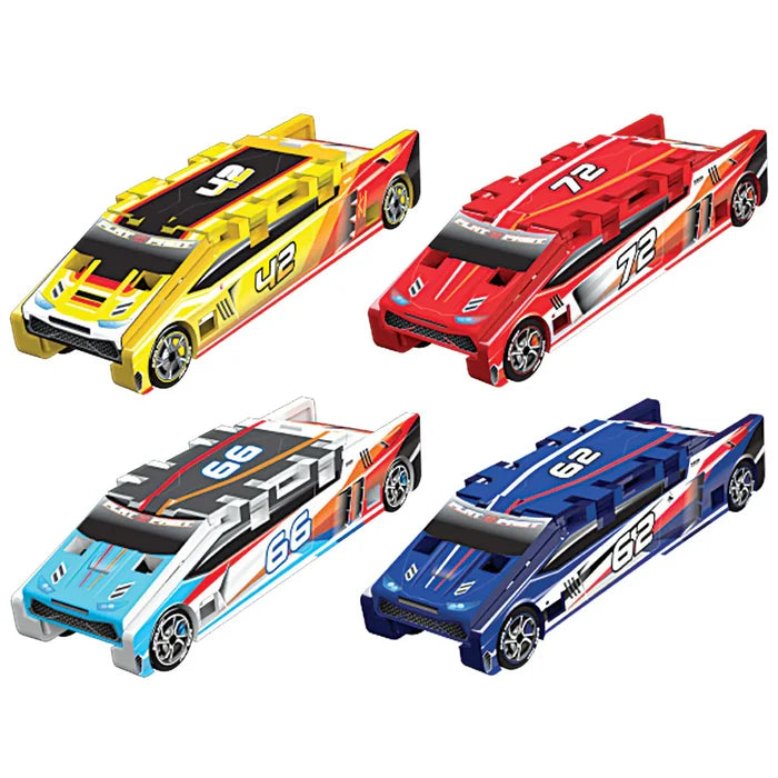 Luki Lab: Flat 2 Fast Cars - Assorted