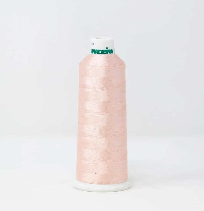 Madeira Rayon 1013 Peach Blush Embroidery Thread 5500 Yards