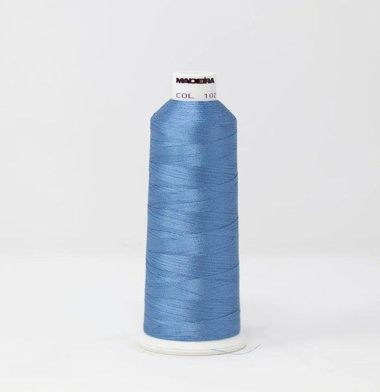 Madeira Rayon 1028 Country Kitchen Blue Embroidery Thread 5500 Yards