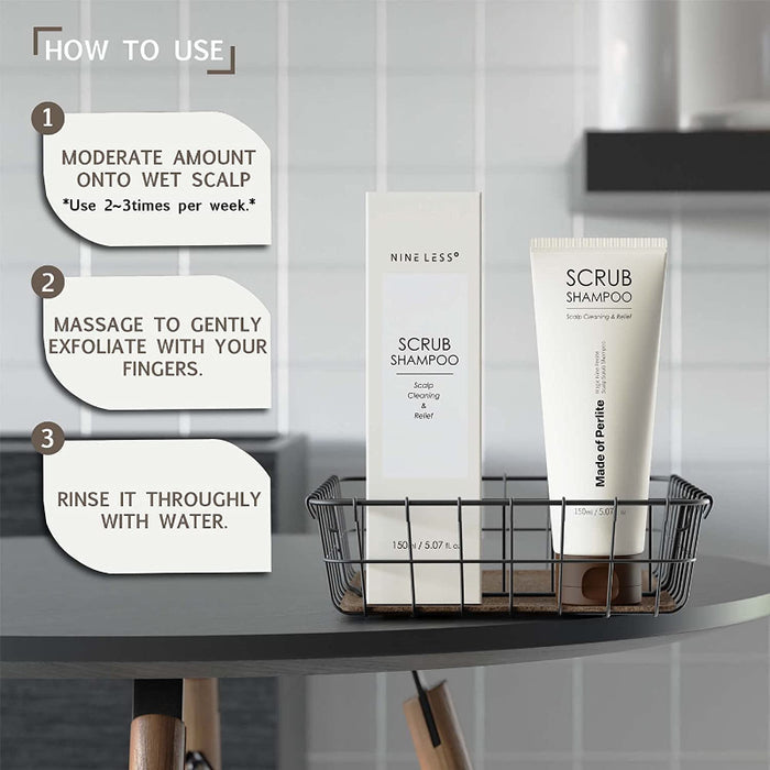 Magic Nine Perlite  Scalp Scrub  Shampoo - Korean-Skincare