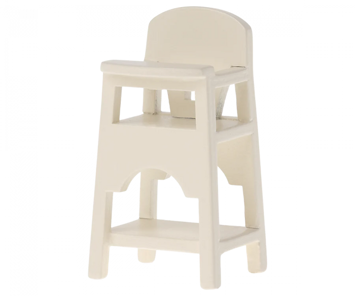 Maileg: Baby Mouse High Chair - Off White