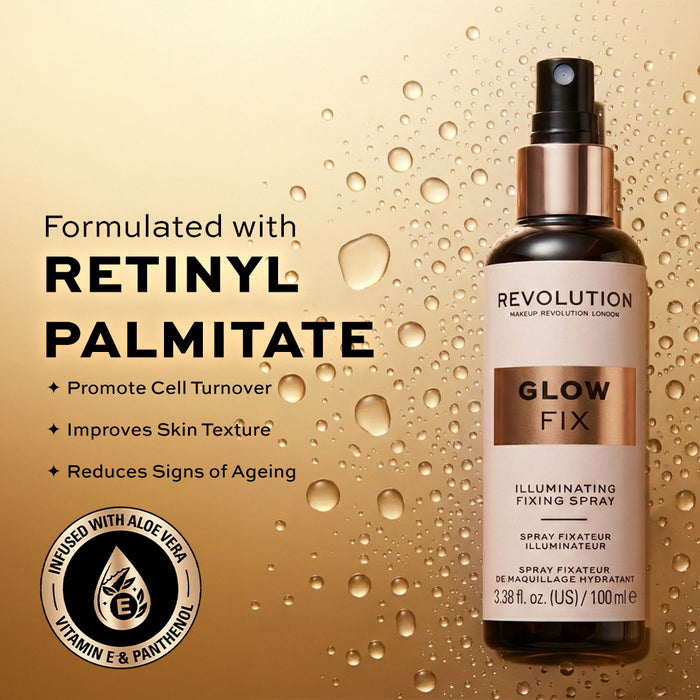 Makeup Revolution Glow fix Illuminating Fixing Spray