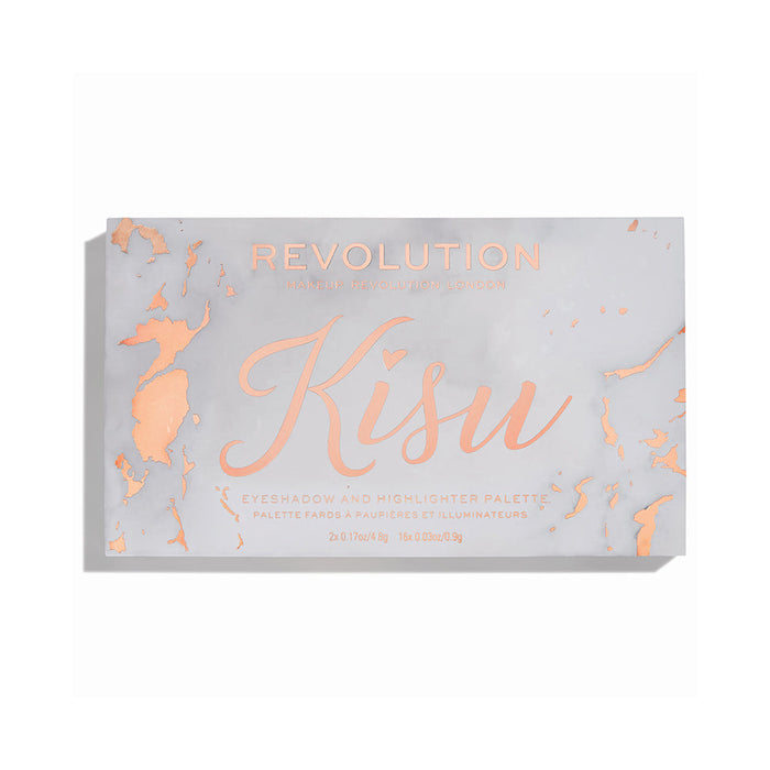 HOK Makeup Makeup Revolution X Kisu Shadow & Highlighter Palette Makeup Revolution 929A Eyes Eyeshadow Makeup Makeup revolution