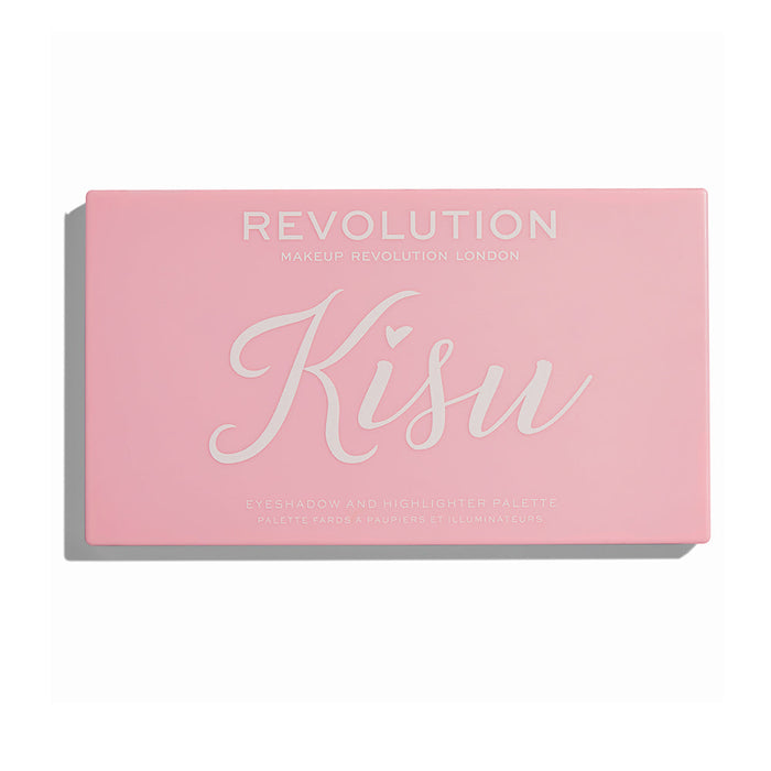 HOK Makeup Makeup Revolution X Kisu Shadow & Highlighter Palette Makeup Revolution 929A Eyes Eyeshadow Makeup Makeup revolution