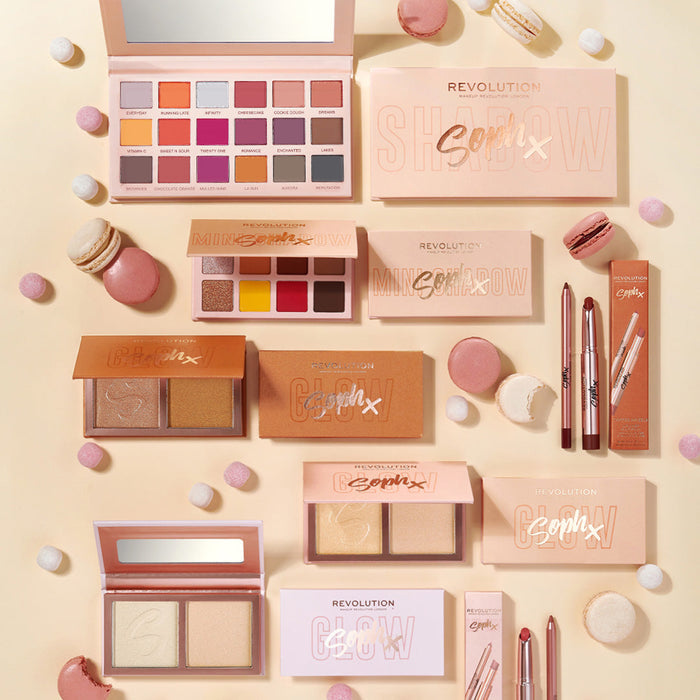 HOK Makeup Makeup Revolution X Sophx Extra Spice Makeup Revolution Eye Palettes. Eye Shadow Eyes Eyeshadow Eyeshadow Palette Hok Makeup Makeup Makeup revolution Palettes