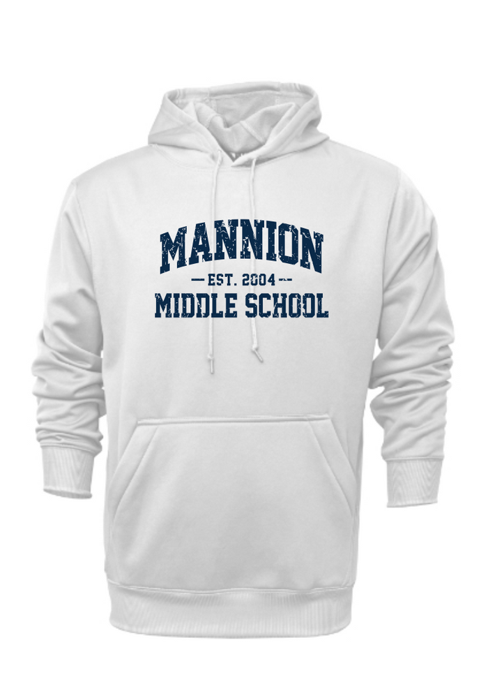 Mannion Middle School Moisture Management Hoodie