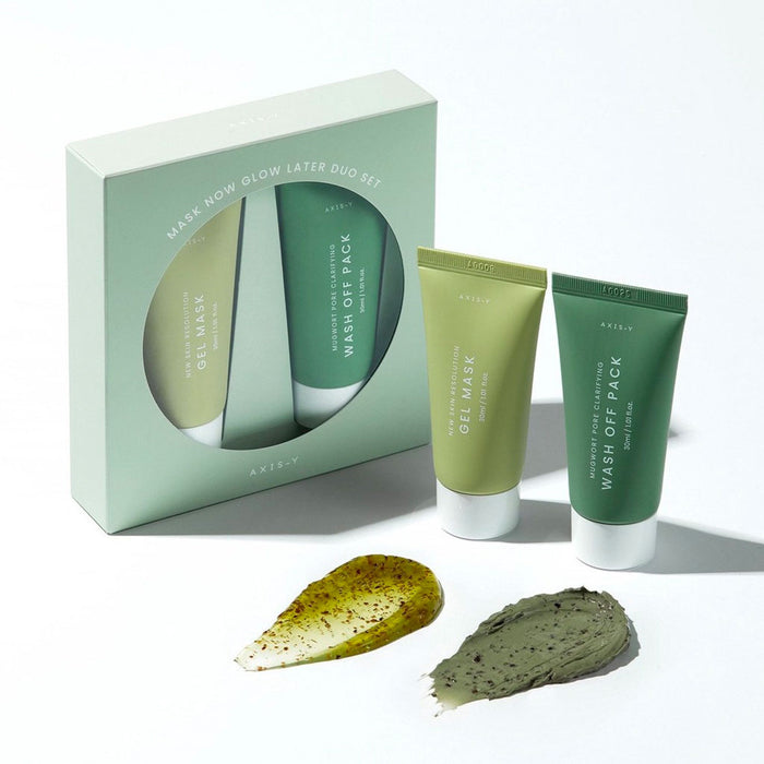 AXIS-Y Mask Now Glow Later Duo Set Nudie Glow Australia