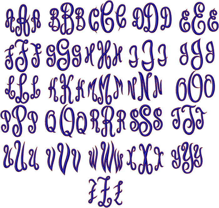 MASTER CIRCLE MONOGRAM OUTLINED