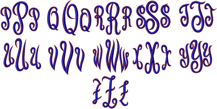 MASTER CIRCLE MONOGRAM OUTLINED