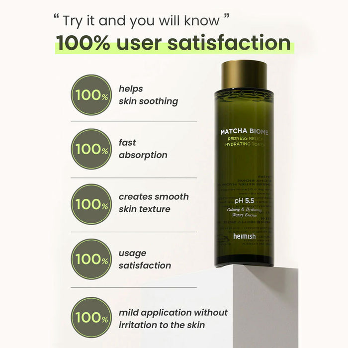 Heimish Matcha Biome Redness Relief Hydrating Toner Nudie Glow Australia