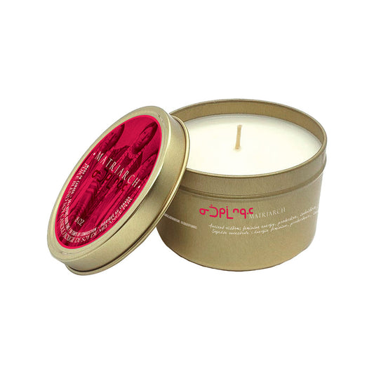 The 8oz Matriarch Travel Tin from LODGE Soy Candles