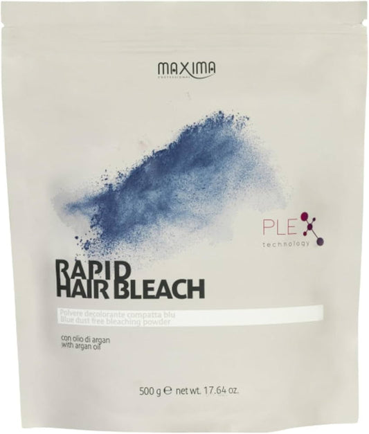 Maxima Professional Rapid Hair Dust Free Bleach Powder Blue 500g