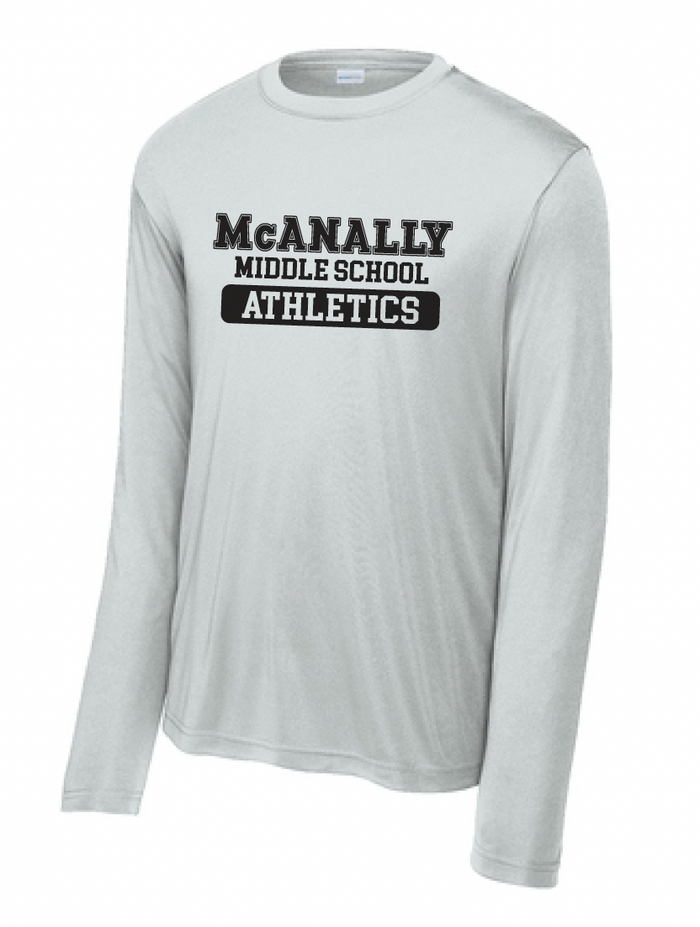 McAnally MS Athletic Long Sleeve Moisture Management Tee