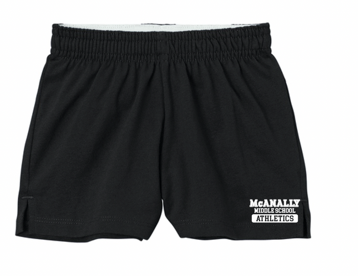 McAnally MS Athletics Girls Jersey Knit Squad Shorts