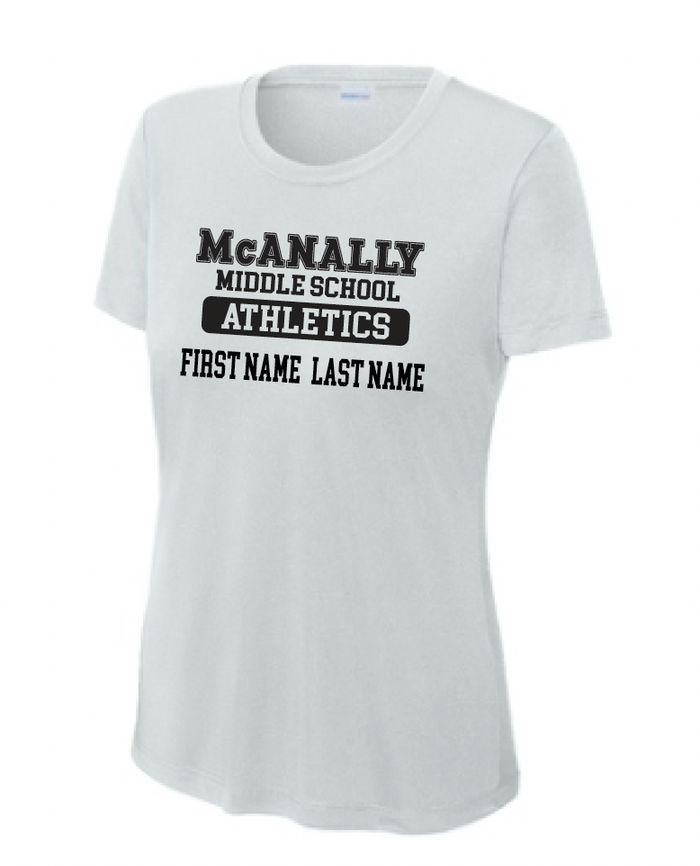 McAnally MS Athletics Moisture Management Tee