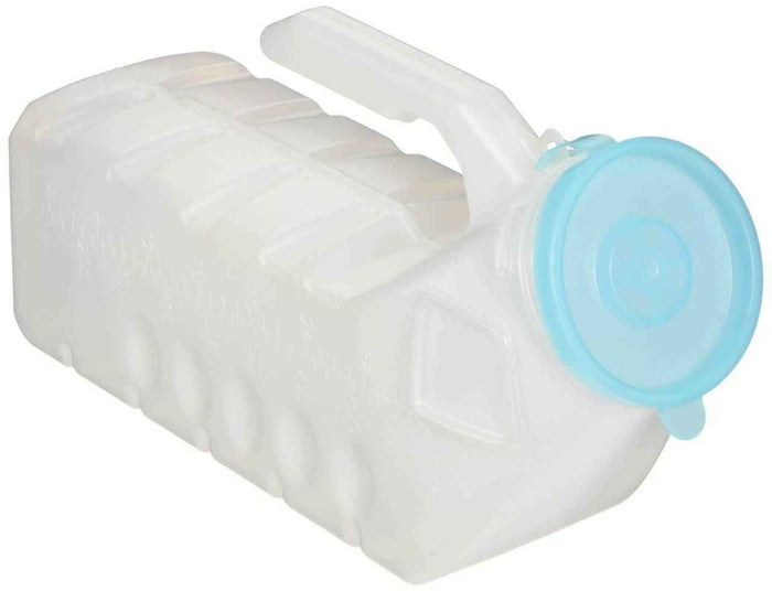Medline Industries Male Urinal with Glow - In - Dark Lid - DYND80235SD - LL Medico