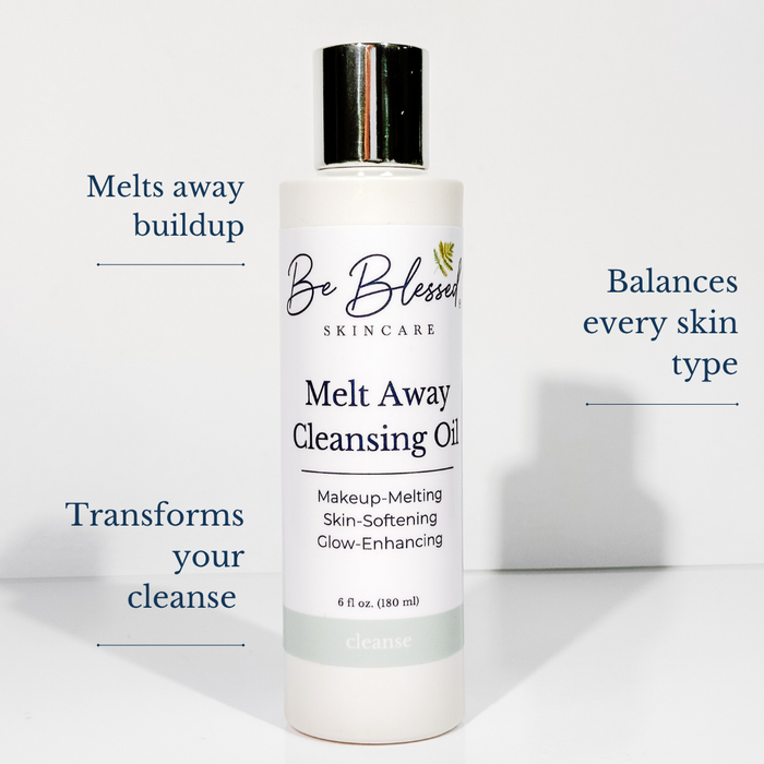 Melt Away cleansing oil melts away buildup, transforms your cleanse, balances every skin type