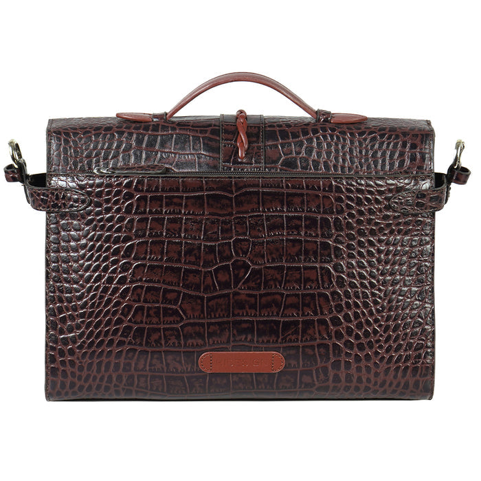 Michiko 02 Violet Leather Shoulder Bag