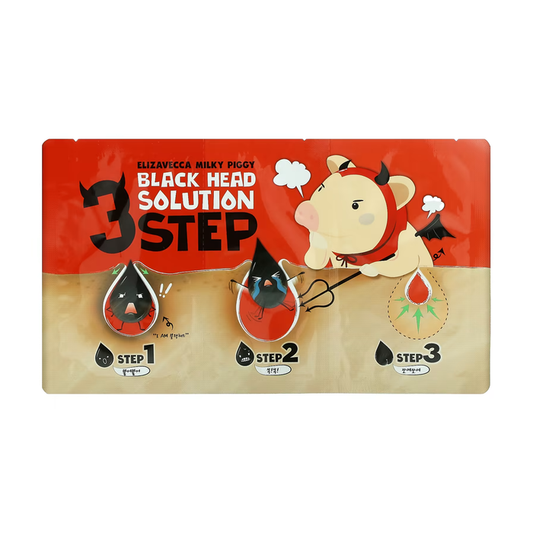 Milky Piggy Black Head 3 Step  Solution - Korean-Skincare