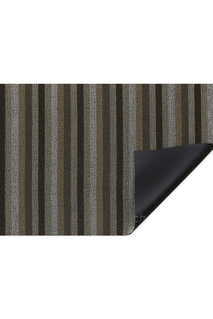 Chilewich-Even-Stripe-Shag-Mat-Mocha
