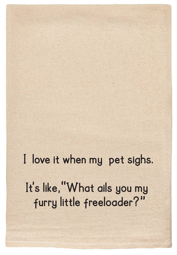 My pet sighs