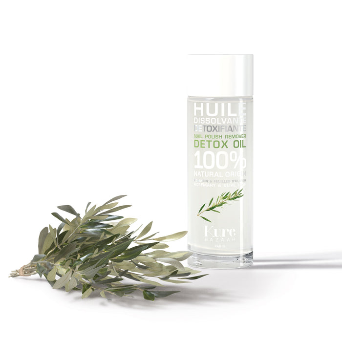 Natural Nail Polish Detox Remover - Makeup - Kure Bazaar - HuileDissolvanteDetoxRomarinOlivierKureBazaar_5 - The Detox Market |