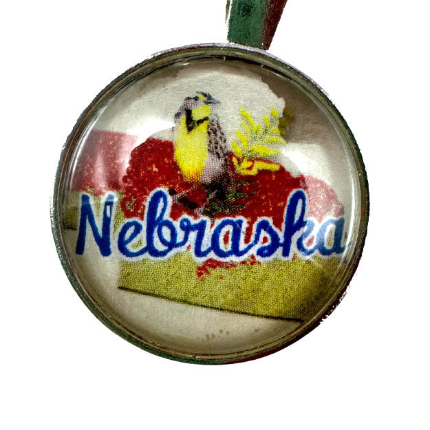 Nebraska Wire Bangle Bracelet | Multiple Charm Options | One Size Fits Most | Create