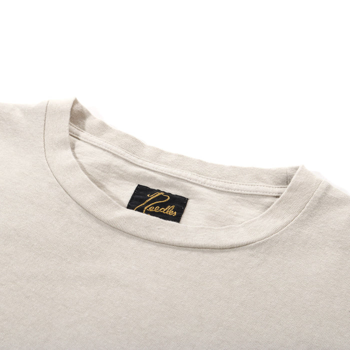 NEEDLES S/S POCKET TEE COTTON JERSEY BEIGE