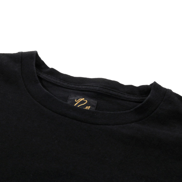 NEEDLES S/S POCKET TEE COTTON JERSEY BLACK