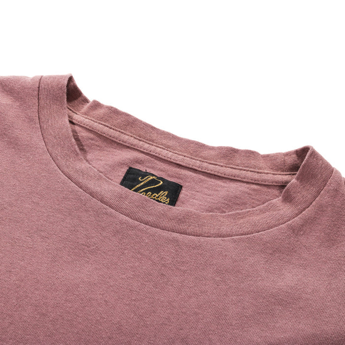 NEEDLES S/S POCKET TEE COTTON JERSEY SALMON