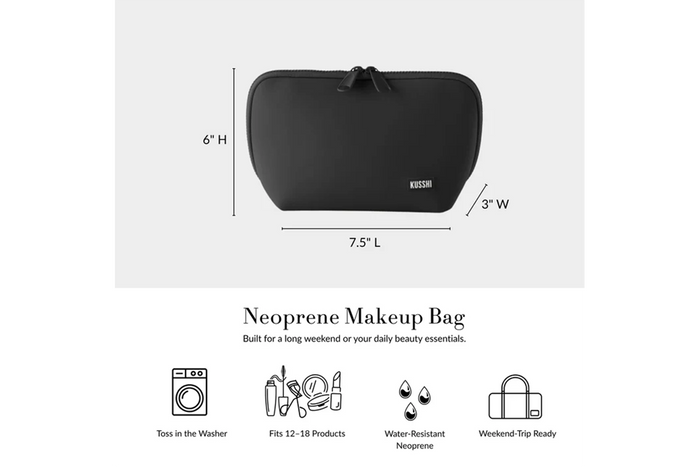 Neoprene Makeup Bag
