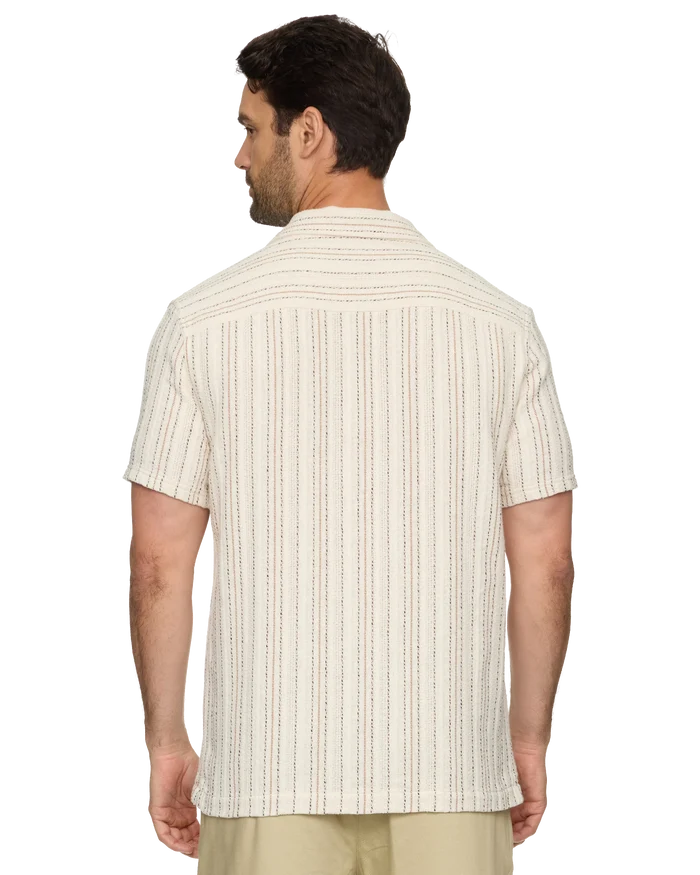 Newcomb SS Textured Camp Collar Shirt