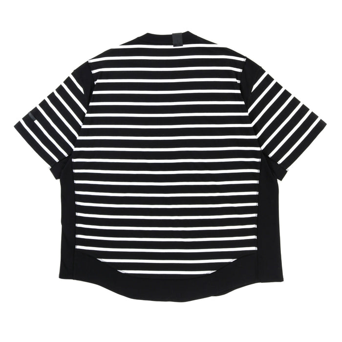 N.HOOLYWOOD 2251-CS53 BORDER STRIPE OVERSIZED T-SHIRT BLACK