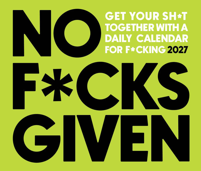 No Fucks Given calendar