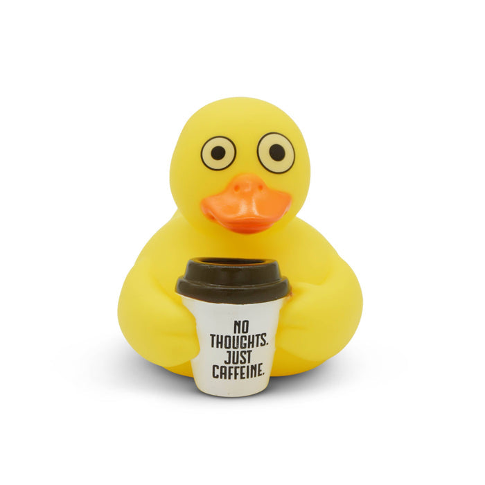 No Thoughts. Just Caffeine Rubber Duck