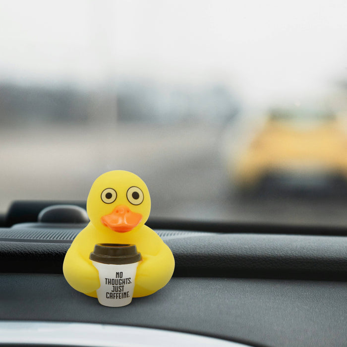 No Thoughts. Just Caffeine Rubber Duck
