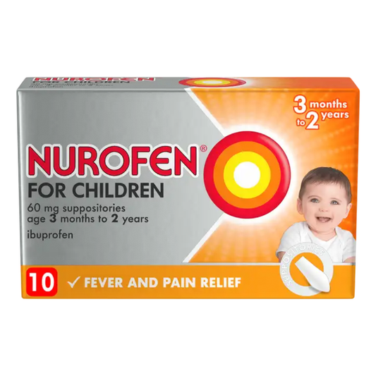 NUROFEN for Children 60mg Suppositories 3months -2yrs