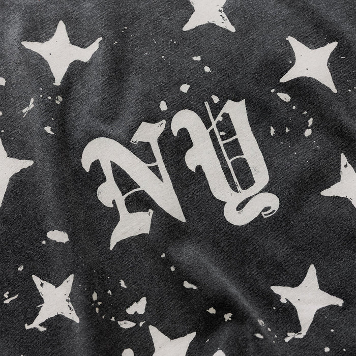 NY Paint Splatter Washed Grey T-Shirt
